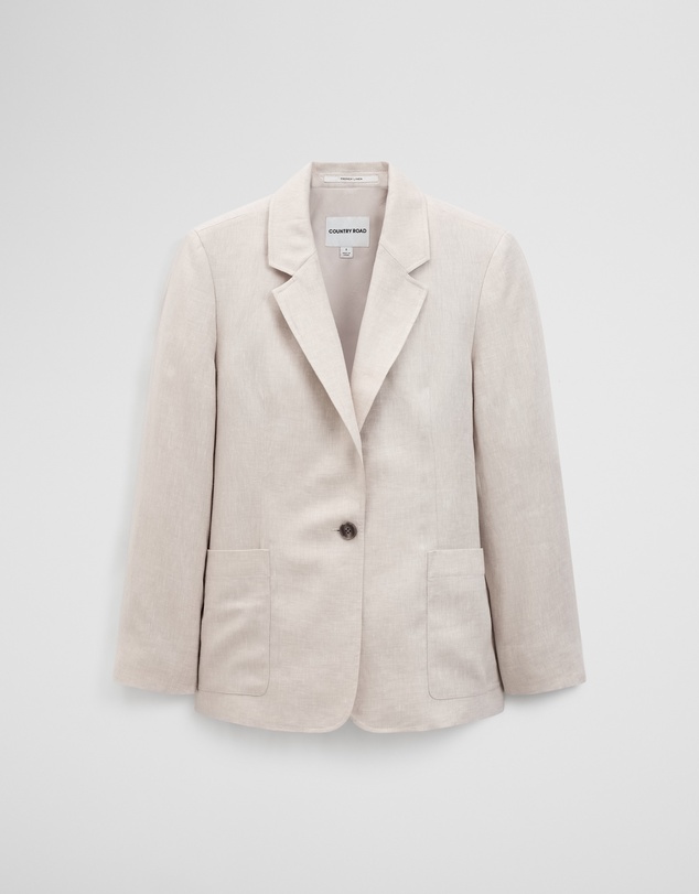Country Road - Linen Relaxed Blazer
