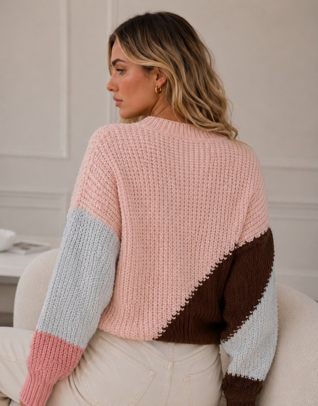 Esther & Co - Maxence Knit - Pink Multi