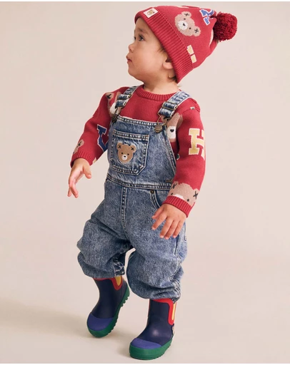 Huxbaby - Varsity Letter Hux Pullover - Babies-Kids