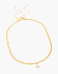 Lovisa - Waterproof Gold Plated Stainless Steel Pearl & Snake Chain Layered Necklace