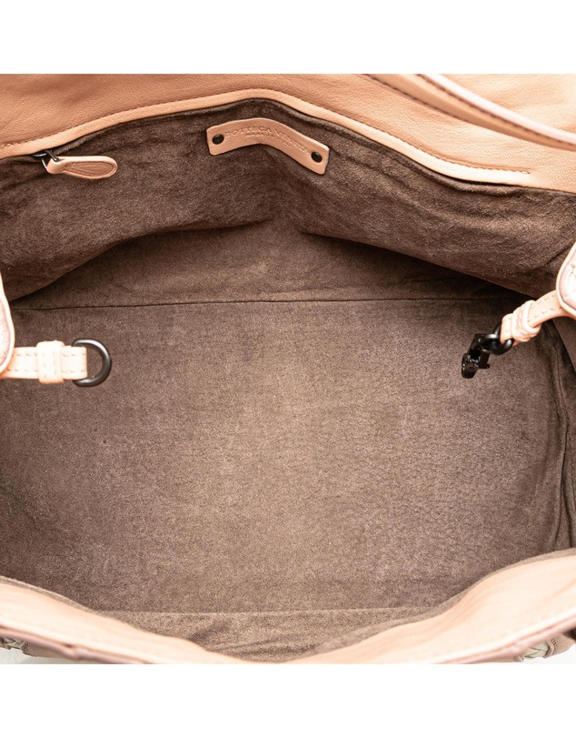 Pre-Loved by Azura Reborn - Pre-Loved Medium Nappa Intrecciato Glimmer Tote