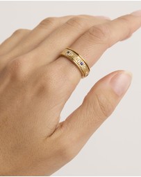 By Charlotte - Gold Trust Spinning Meditation Ring