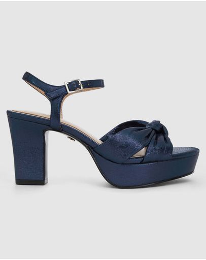 NAVY DISCO SUEDETTE