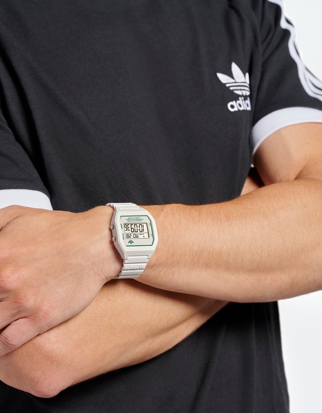 adidas Originals - Digital Two White Resin Watch