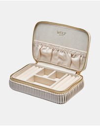 Wolf - Wolf Bella Travel Zip Case Bone