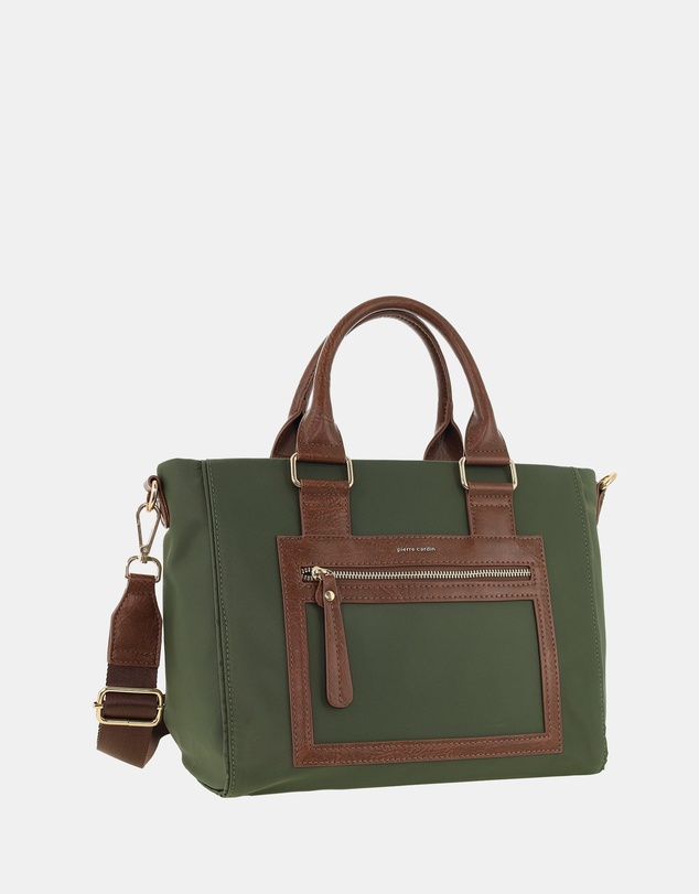 Pierre Cardin - Pierre Cardin RFID Lightweight Nylon Mini Tote with Crossbody