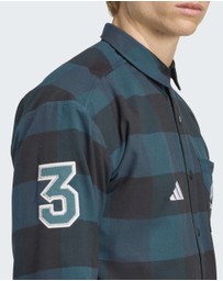 adidas Performance - All Blacks Flannel Shirt Mens