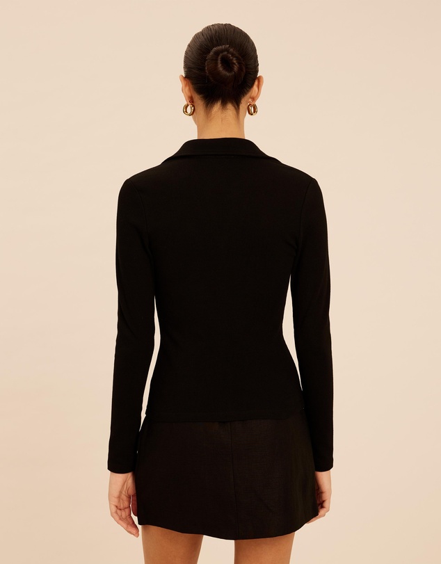 AERE - Tess Button Through Top