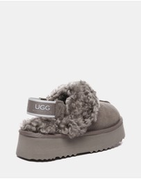 EVERAU - Australian Shepherd Ugg Waffle Curly Platform Cow Suede Upper House Shoes