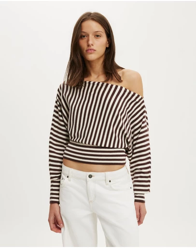 Cotton On - Everfine Ls Batwing Knit