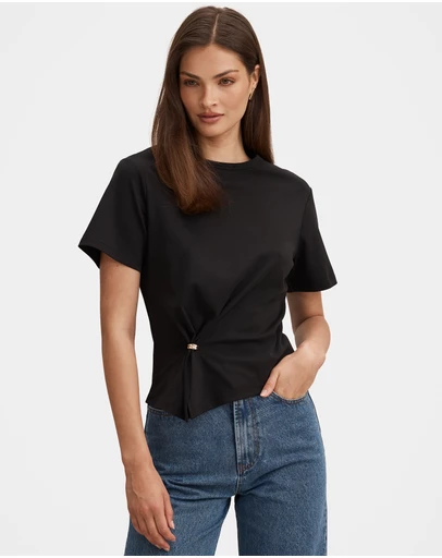 Forever New - Lani Hardwear Detail T-shirt