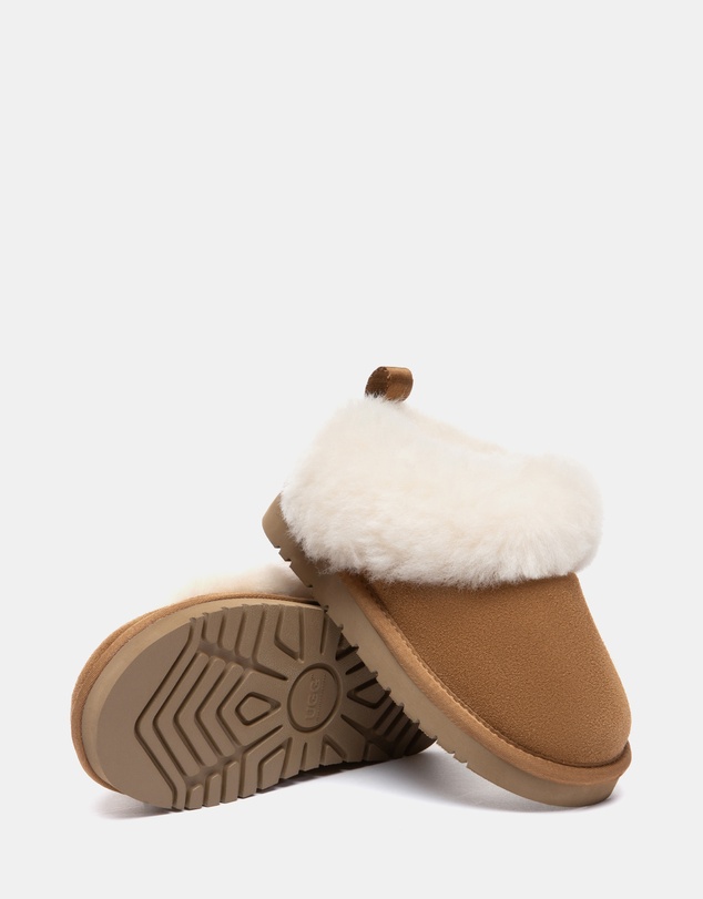 EVERAU - Australian Shepherd Ugg Glacial Kids Cow Suede Upper UGG Boots