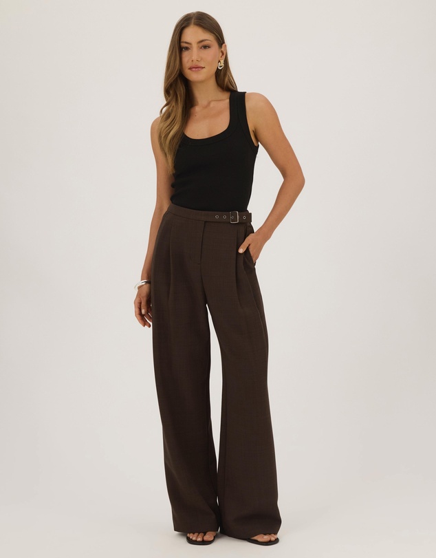 Atmos&Here - Ella Tailored Belted Pants