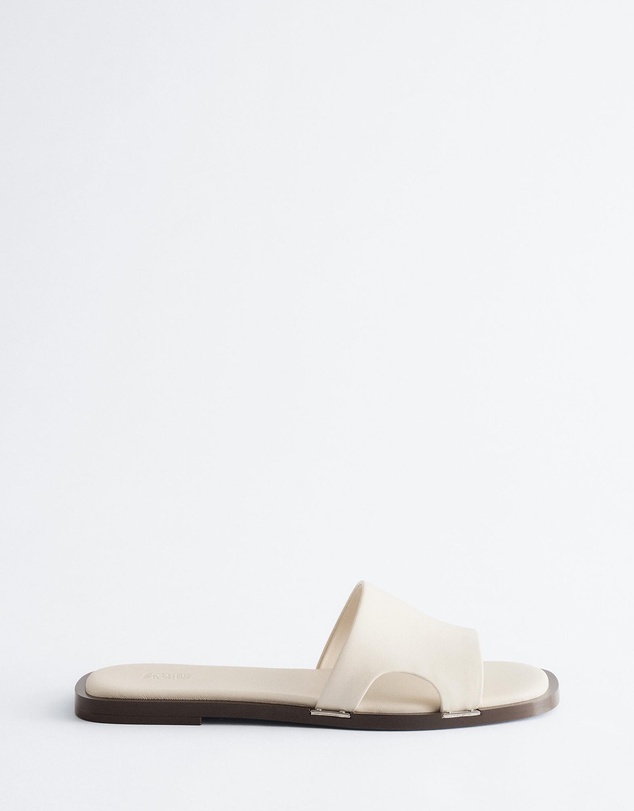 & Other Stories - Metal-Detail Leather Slides