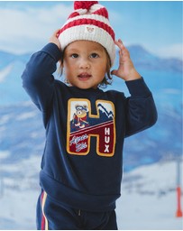Huxbaby - Apres Ski Emblem Sweat - ICONIC EXCLUSIVE - Babies-Kids