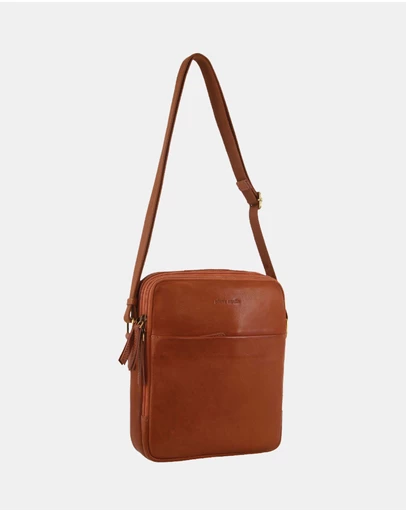 Pierre Cardin - Pierre Cardin Leather Crossbody Bag