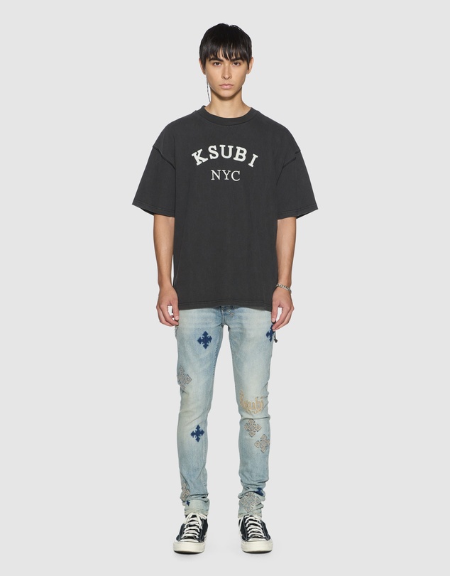 Ksubi - Laybel Ekcess SS Tee Washed Black