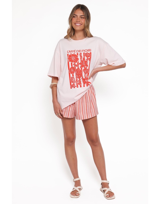 Petal & Pup - Caffe Dei Fiori Tee - Pink