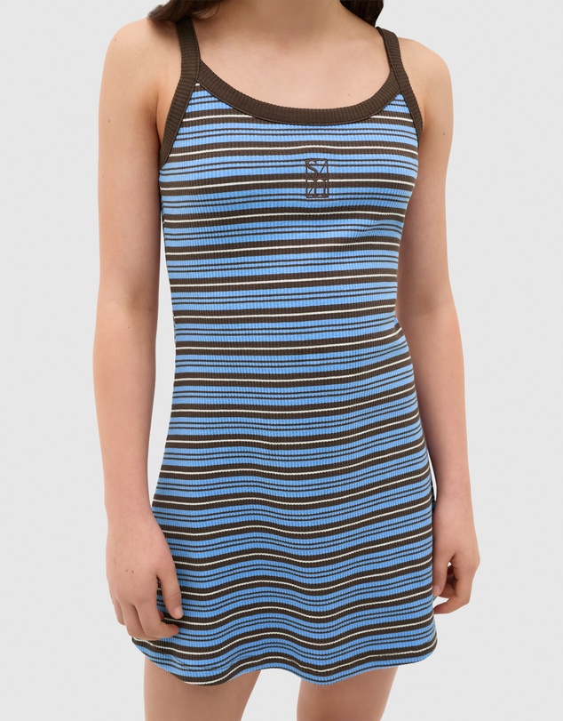 Seed Heritage - Stripe Logo Rib Dress - Teen