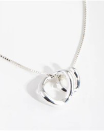 Lovisa - Silver Plated Swirl Pendant Necklace