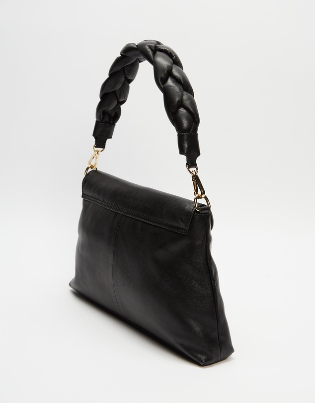 AERE - Plait Leather Shoulder Bag