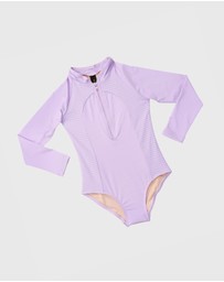 Aqua Blu Kids - Stepping Stones Long Sleeve One Piece - Kids