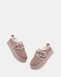 EVERAU - EverAU Ugg Tobias Cow Suede Upper House Shoes