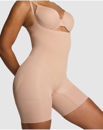Spanx - Spanxsculpt Gofigure-Open Bust Mid Thigh Bodysuit