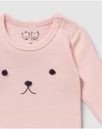 Wilson & Frenchy - Organic Rib Long Sleeved Bodysuit - Babies