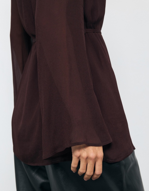 AERE - Donna Georgette Flowy Top