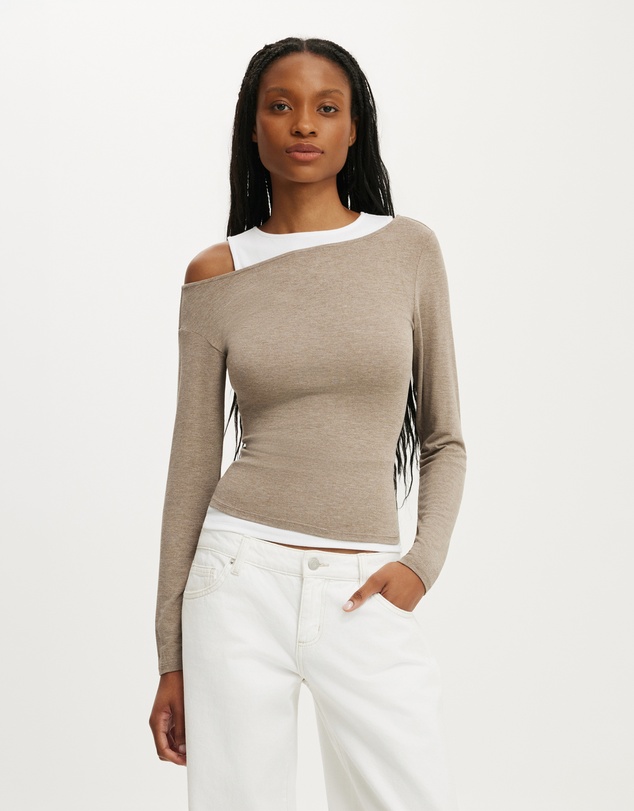 Cotton On - Morgan Layered Long Sleeve Top