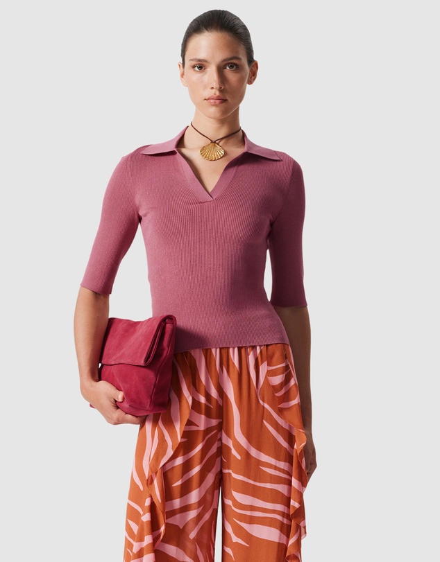 & Other Stories - Collared Short-Sleeve Top