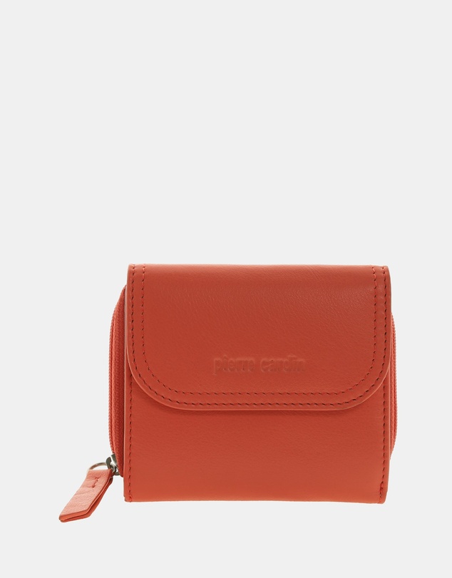Pierre Cardin - Pierre Cardin Ladies Leather Tri-Fold Tab Wallet