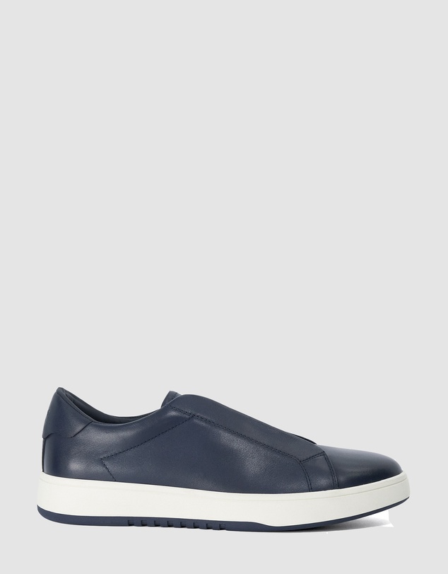 Dune London - Troys - Navy Leather