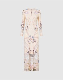 Camilla - Gathered Jersey Long Dress