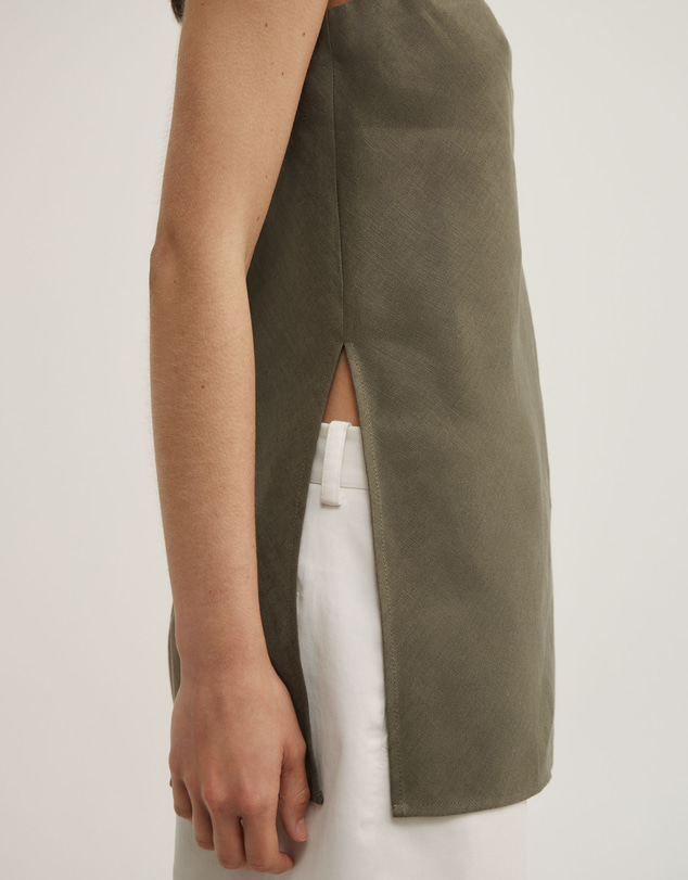 Witchery - Linen Strapless Top