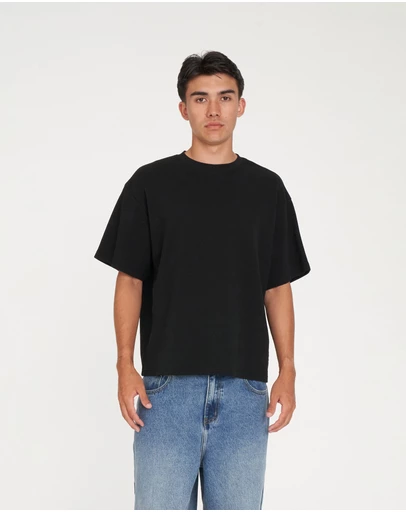 Huffer - Crop Waffle Sup Tee