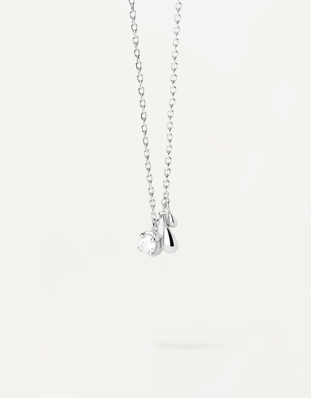 PDPAOLA - Water Silver Necklace