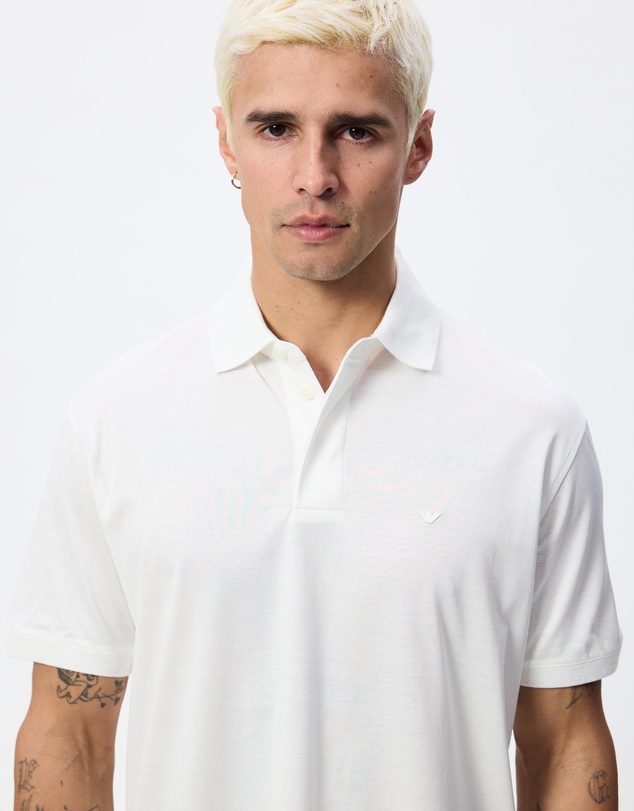 Emporio Armani - Rounded Micro Eagle Polo Shirt