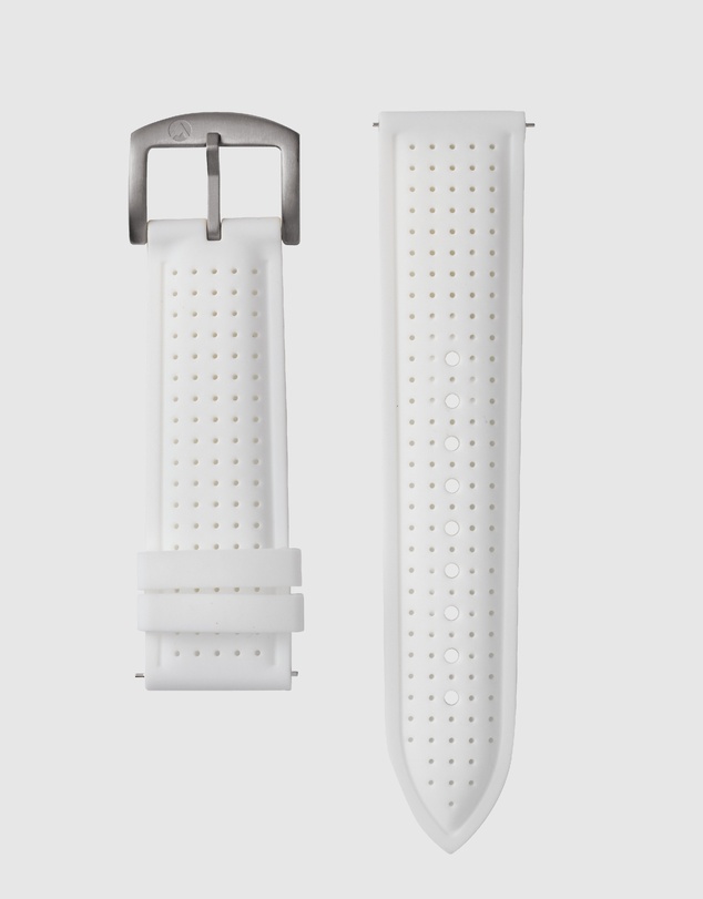 Maxum - Raglan Band White Silicone Strap Gun Buckle