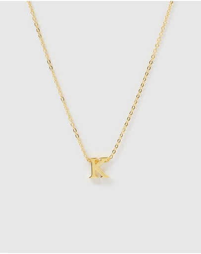 Izoa Kids - Kids Alphabet Letter K Necklace