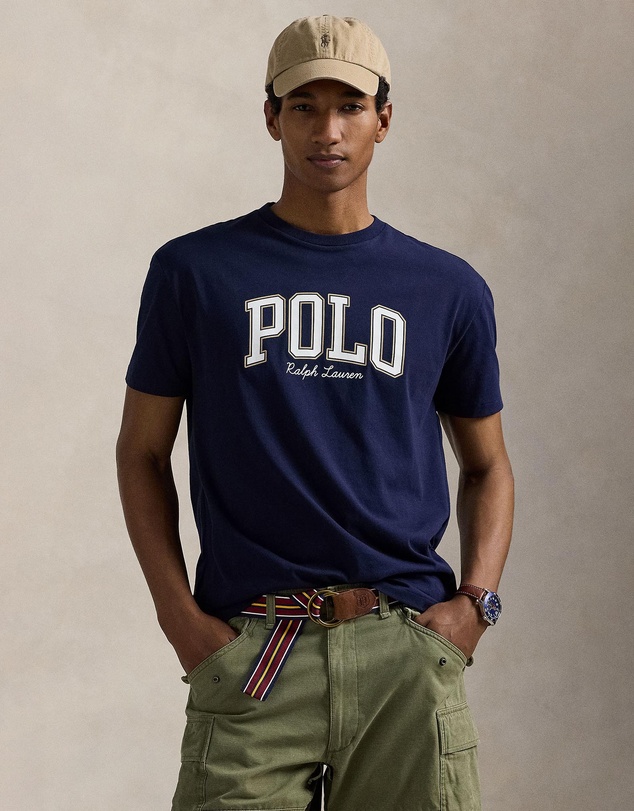 Polo Ralph Lauren - ICONIC EXCLUSIVE - Custom Slim Fit Logo Jersey T-Shirt
