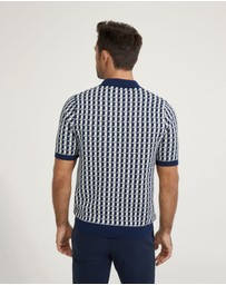 Oxford - Louis Jacquard Knitted Polo