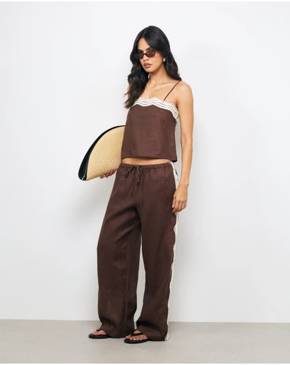 AERE - Dolly Contrast Top