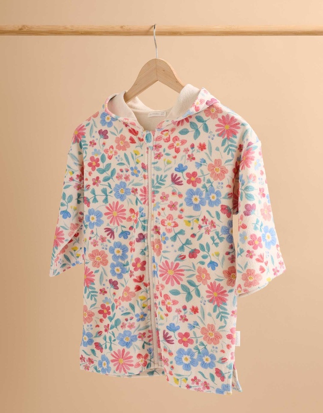 Purebaby - Hooded Towelling Swim Robe - Kids-Babies