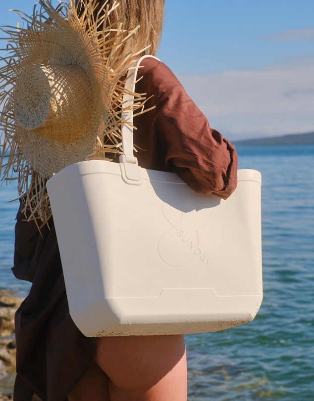 &Sunday - Sun Day Tote Bag (large) -COCONUT