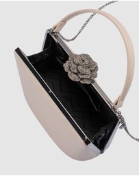 Olga Berg - Grace Embellished Frame Bag