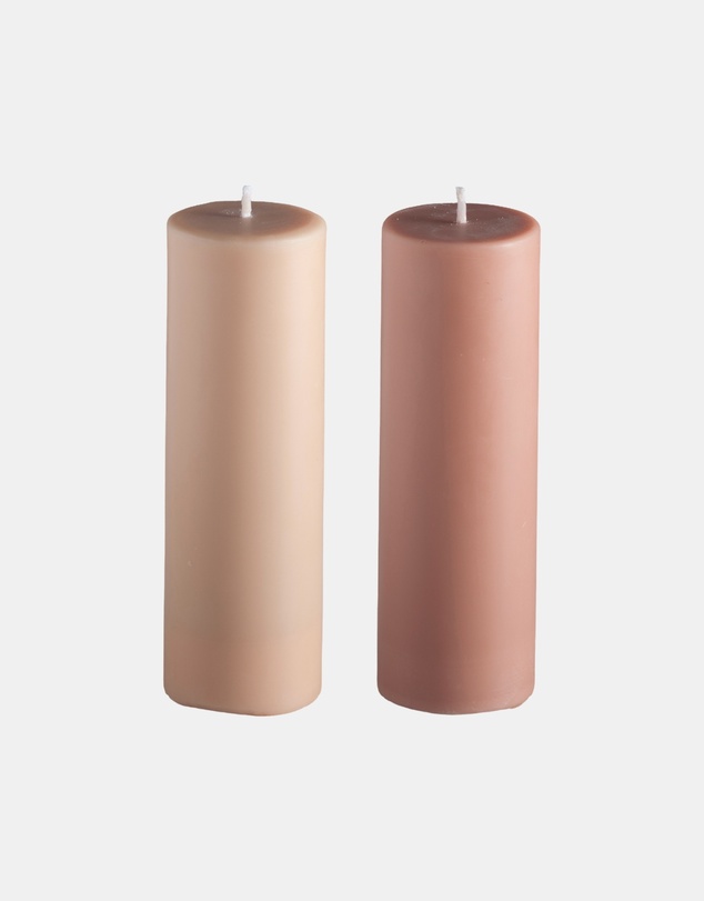 porter green - escc medium pillar candle soy-blend unscented candles