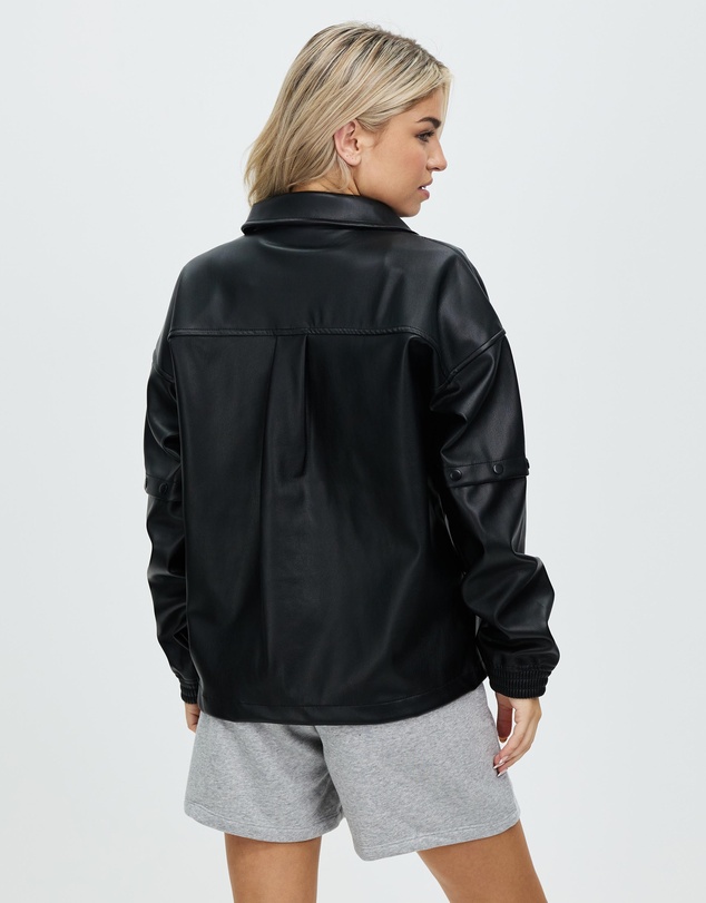 adidas Originals - Always Original Faux Leather Track Jacket