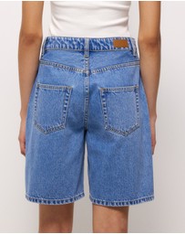 AERE - Longline Denim Shorts